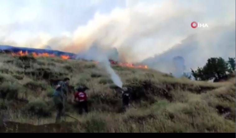 Adıyaman'daki yangınlarda 14 hektar alan zarar gördü 15